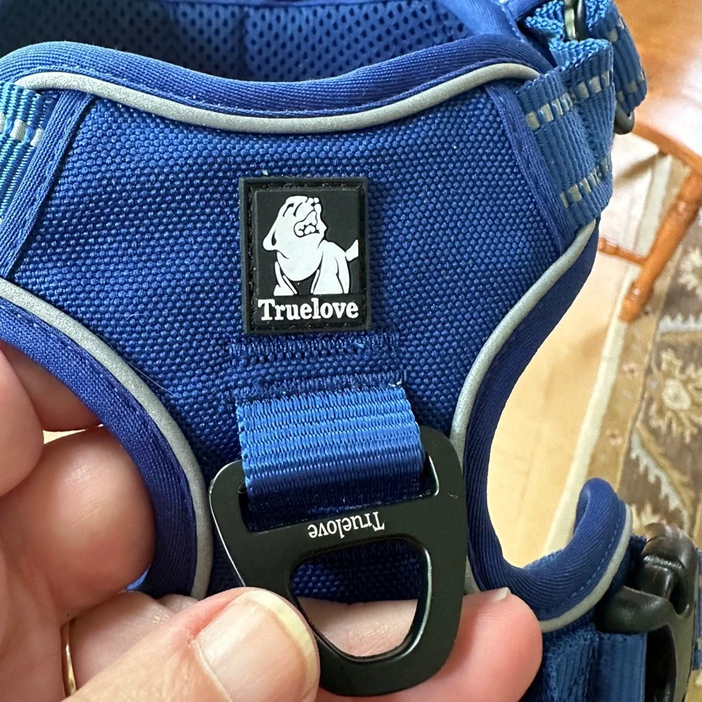 Truelove Dog Harness Bright Blue Fully Adjustable Sz M